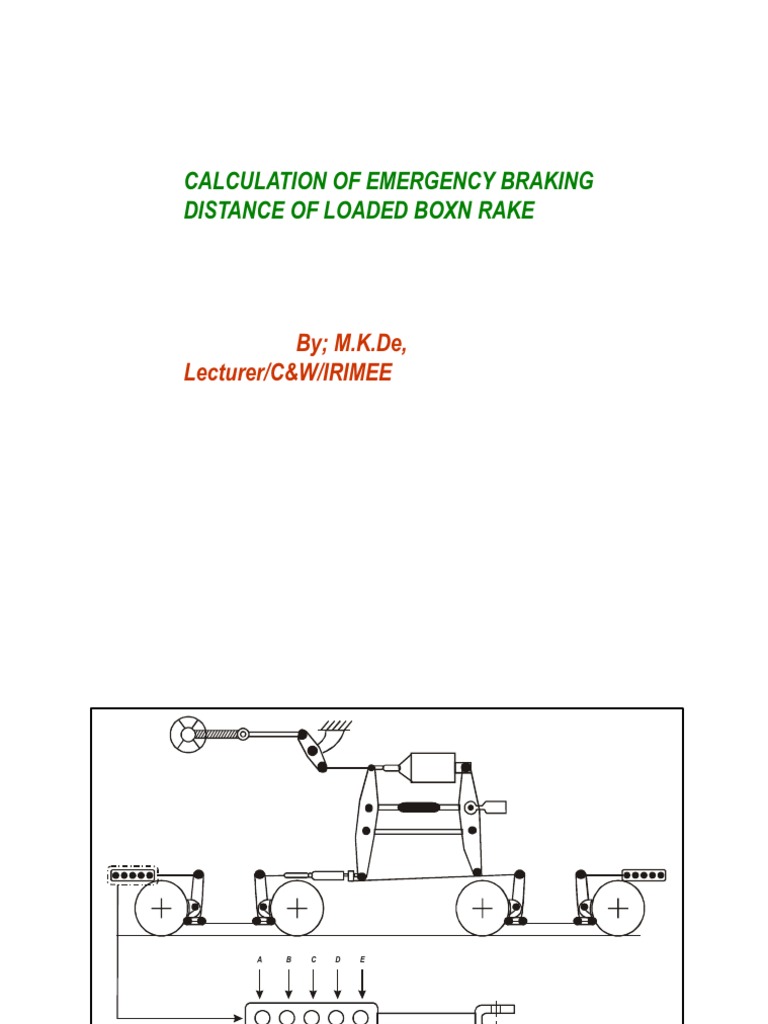 Train Emergency Braking Distance Guide | PDF