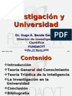 Investigación y Universidad