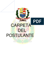 Carpeta Del Postulante Oficiales 2012