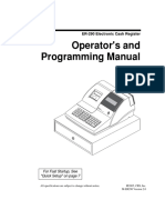 Operator's and Programming Manual: ER-290 Electronic Cash Register