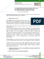 Governo Do Estado Do Piauí Secretaria de Estado Da Saúde Laboratório Central de Saúde Pública Doutor Costa Alvarenga Lacen-Pi
