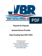 WBR RFP for 1-10 Gbps Internet Access