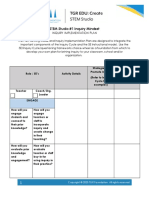 Inquiry Mindset - Inquiry Implementation Plan-Final - Fillable - June2022