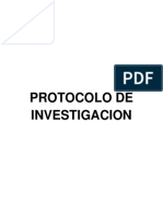 Elementos de Un Protocolo de Investigacion