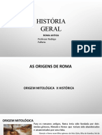 Aula 16 Roma - Origens e Monarquias