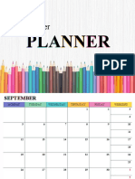 Monthly, Weekly Planner and Gradebook - Editable