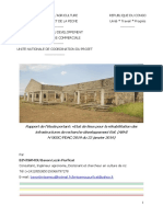 pdacmaep-Rapport état des lieux pour la réhabilitation des infrastructures de recherche développement