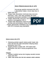 Peraturan Bilik Apd