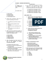 Learning Activity Sheet (Las) 5abm - Business Mathematics Name: - Grade/Section