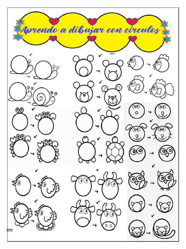 Aprendo A Dibujar Con Círculos | PDF