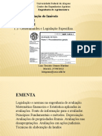 Aulas Semana 1 - UNIDADE I - Generalidades e Legislação P&A