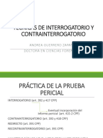 Técnicas de Interrogatorio y Contrainterrogatorio