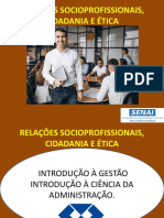 Relações Socioprofissionais, Cidadania e Ética