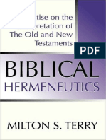 Milton S. Terry Hermeneutica Biblica