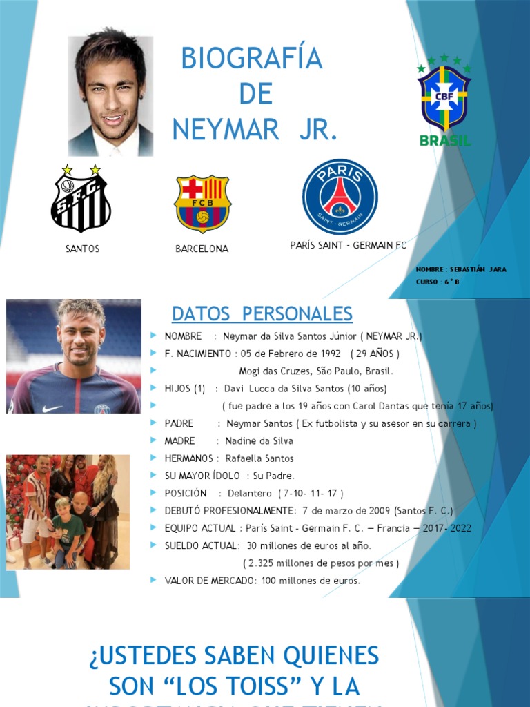 Biografía Neymar Jr. | PDF | FC Barcelona | Asociación de competiciones ...