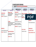 Planificador SEMANAL Agosto