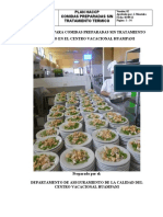 Plan Haccp Comidas Preparadas Sin Tratamiento Termico CVH 03.09.12