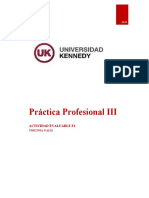 Práctica Profesional III: Actividad Evaluable F1
