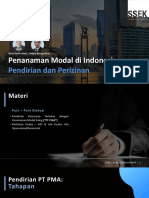 (SSEK) Pendirian Dan Perizinan - BLS FHUI