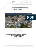Bolìvar (Santander) Plan de Acción Territorial 2020-2023