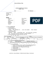 Format Dokumentasi Asuhan Kebidanan Nifa