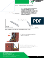 Instalação Contramarco Alumínio