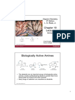 Biologically Active Amines: Organic Chemistry