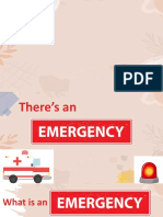 There's An Emergency (PSA Activity)