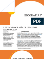 Biografía y Autobiografia