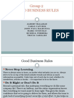 Good Business Rules