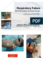 Respiratory Failure: Blood Gas Analysis and Oxygen Therapy
