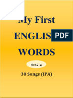 Book 2 - My First English Words (Song Phonics) - Class 3, 4