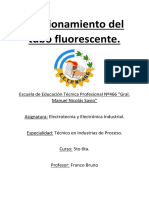 Funcionamiento Del Tubo Fluorescente