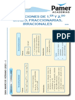 X - 6 - Inecuaciones de 1.er y 2.do Grado, Fraccionarias, Irracionales