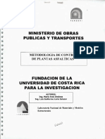 Metodología de Control de Plantas Asfálticas