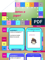 Repaso de Sustantivos y Adjetivos, Juego