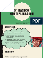 5° Básico Matemáticas Multiplicación