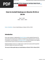 How To Install Hadoop On Ubuntu 18.04 or 20.04