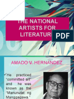 The National Artists For Literature