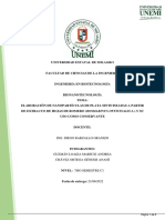 Taller de Nanotecnologia 1 - Biomimésis Guzmán y Chávez