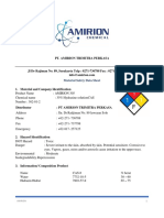 Material Safety Data Sheet: Amirion 1