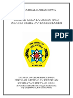 Cover Buku Jurnal Harian Siswa PKL Maha