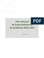Plan Emprendimiento Andalucía 2021-2027