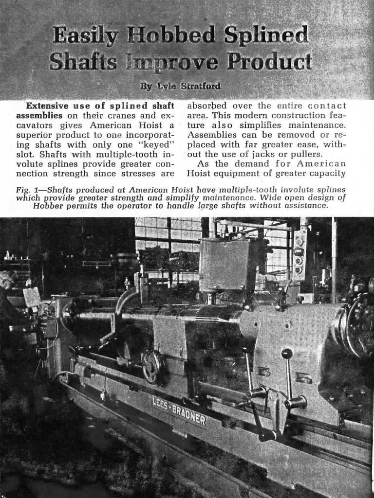 Easy Hobbed Spline Shafts PDF