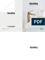 Catalog Paloma Sanitary - Callista Series (Everose Gold) 2021