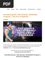 12-Week Kettlebell Muscle Program | PDF | Kettlebell | Strength Training