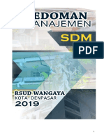 Pedoman Manajemen SDM 2019