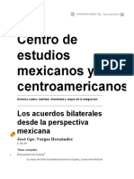 Acuerdos Bilaterales México