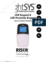 LCD Keypad & LCD Proximity Keypad: (Models: RP432KP, RP432KPP)