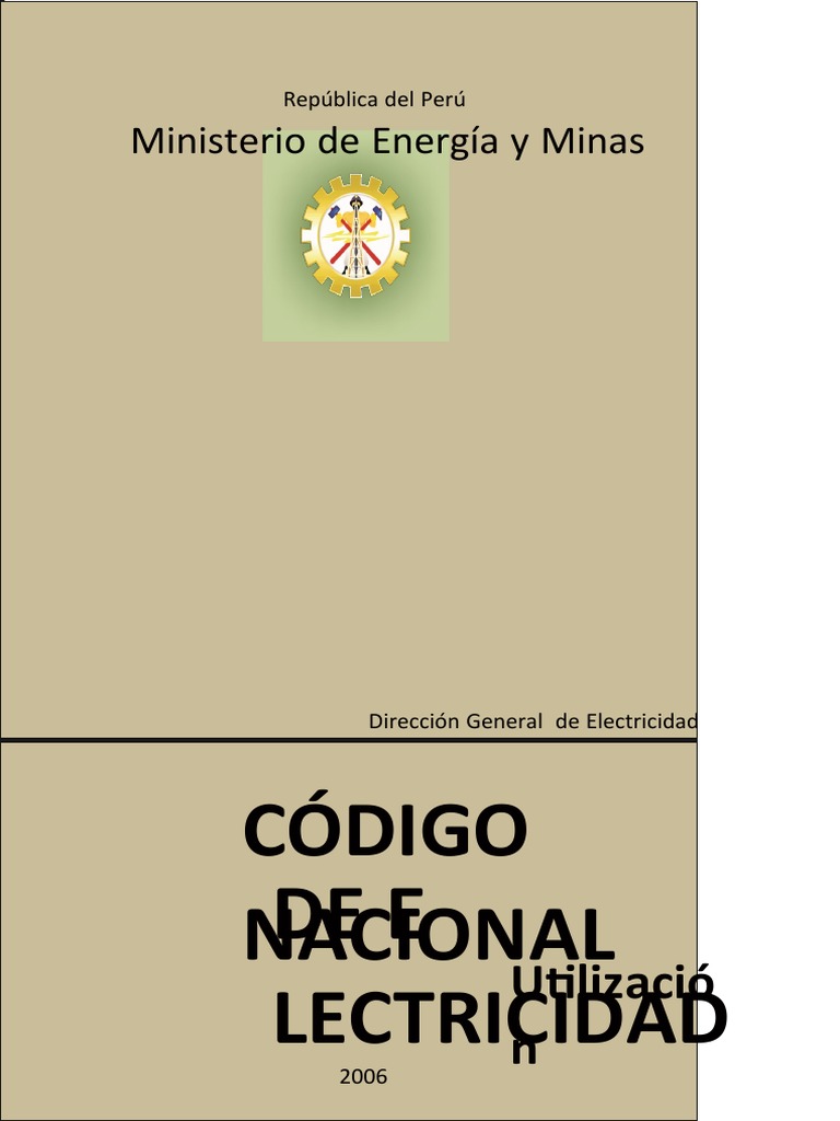 Codigo Nacional Electrico Utilizacion 2006 | PDF | Ingenieria Eléctrica